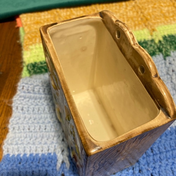 Ceramic Wall Pocket Spice Graphics Kitchen Vintage Kitschy Organizer - Picture 4 of 14